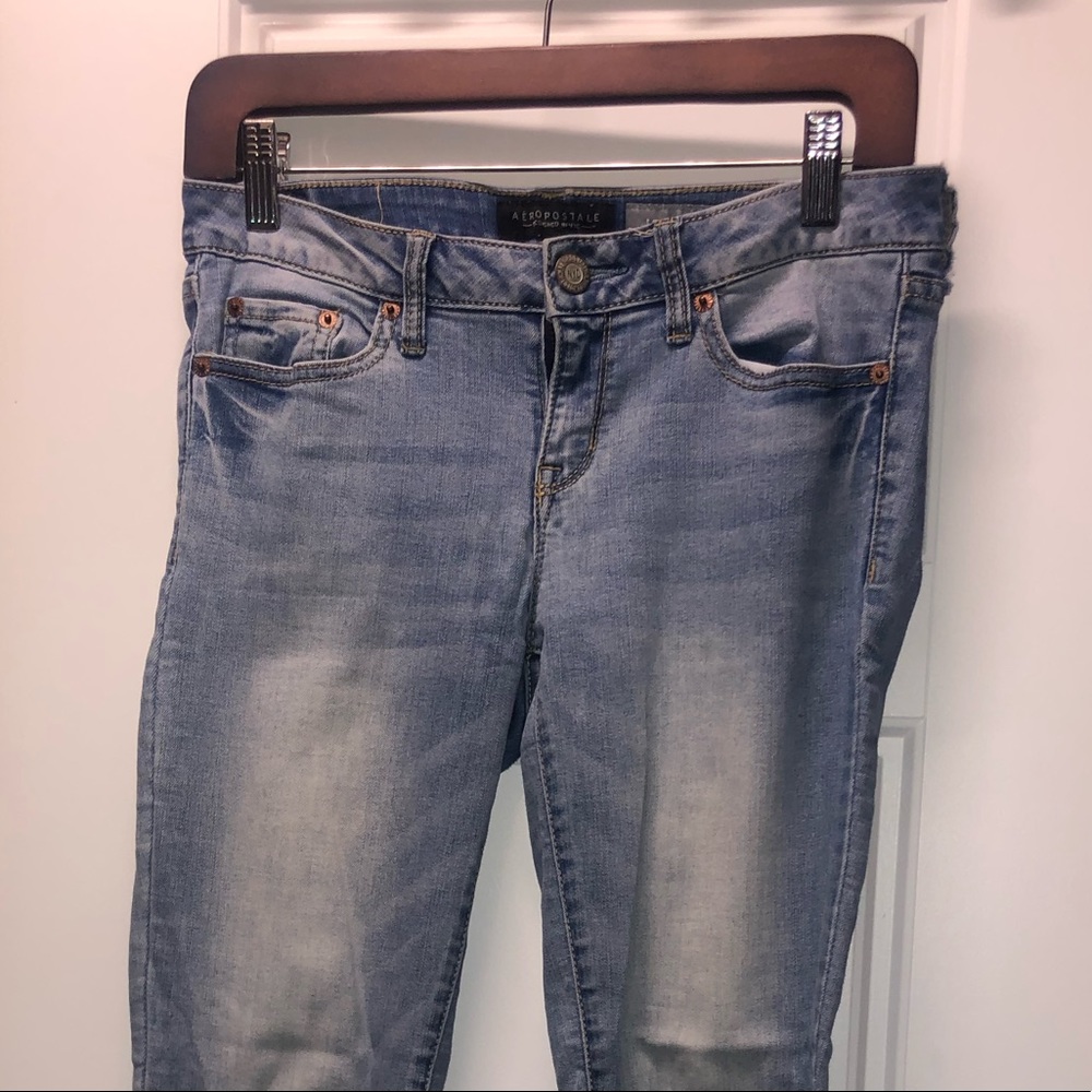 Aeropostale Light Wash Jeggings